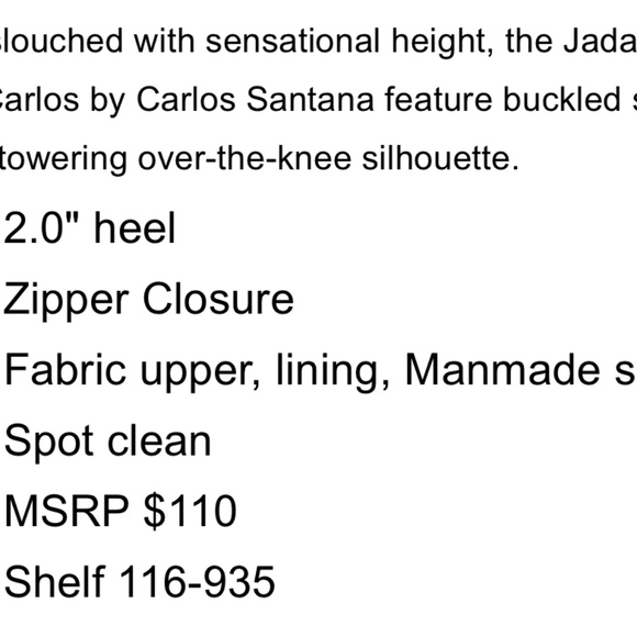 Carlos Santana Over the Knee Suede Slouch Boot - Picture 7 of 7